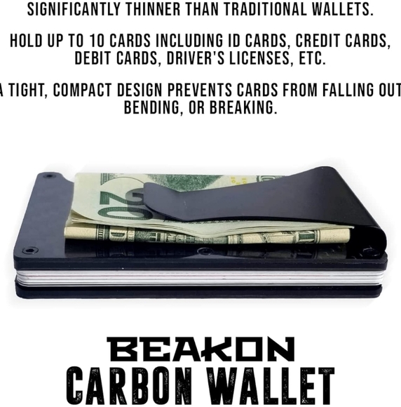 Carbon Fiber Slim Wallet - Picture 4 of 5